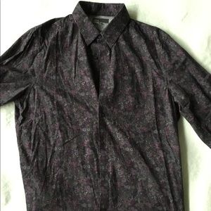 Vince Floral Dress Shirt